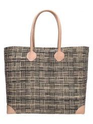 PE FLORENCE Torebka w kolorze czarno-beżowym - 37 x 35 x 23 cm rozmiar: onesize. Brązowe torebki klasyczne PE FLORENCE, bez wzorów, z materiału, na ramię, bez dodatków. Za 113.90 zł.