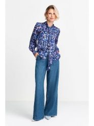 Rich&Royal Koszula w kolorze niebieskim rozmiar: 38. Niebieskie koszule Rich&Royal, bez wzorów, z wiskozy, bez kołnierzyka, bez ramiączek. Za 183.59 zł.