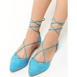 Niebieskie Balerinki Arti. Baleriny marki Born2be. Za 29.99 zł.