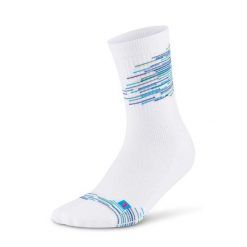 Krótkie skarpety kompresyjne Paris Vibes 80's damskie CEP. Białe skarpetki CEP, bez wzorów. Za 74.00 zł.