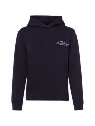Gant bluza z kapturem Kobiety niebieski, S. Niebieskie bluzy Gant, s, bez wzorów, z bawełny, z kapturem. Za 379.95 zł.