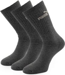 Skarpety Puma Crew Sock 3 szt. Szare 35-38. Szare skarpetki Erima, bez wzorów, z bawełny. Za 121.99 zł.