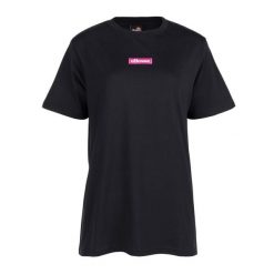 Koszulka sportowa damska Ellesse Noco. Czarne t-shirty sportowe Ellesse, xs, bez wzorów, bez ramiączek, trekkingowe. Za 83.99 zł.