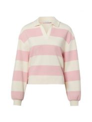 Opus Bluza damska - Glocki Kobiety Materiał dresowy różowy|beżowy w paski, 44. Brązowe bluzy bez kaptura Opus, bez wzorów, z dresówki, bez kaptura. Za 399.95 zł.