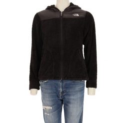 The North Face kurtka polarowa damska Denali. Czarne kurtki The North Face, l, bez wzorów, z polaru, sportowe, bez kaptura. Za 170.36 zł.