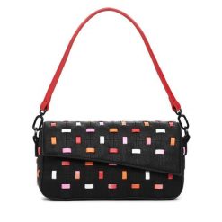 Torebka Desigual. Czarne torebki klasyczne Desigual, bez wzorów, klasyczne, bez dodatków. Za 179.99 zł.