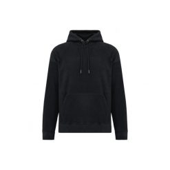 Oversizowa bluza z kapturem z mikropolaru z recyklingu Kariban. Czarne bluzy KARIBAN, xs, bez wzorów, z bawełny, bez ramiączek, z kapturem. Za 154.00 zł.