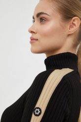 Newland sweter damski kolor czarny z półgolfem. Czarne swetry Newland, s, bez wzorów, z materiału, bez ramiączek. W wyprzedaży za 349.99 zł.