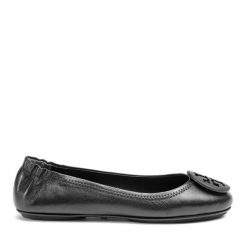 Baleriny Tory Burch. Czarne baleriny Tory Burch, bez wzorów, bez obcasa, bez zapięcia. Za 809.99 zł.