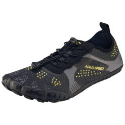 Buty wodne Nautilus. Czarne buty treningowe Aqua-Speed, bez wzorów, z gumy, bez zapięcia, na fitness i siłownię. Za 103.69 zł.