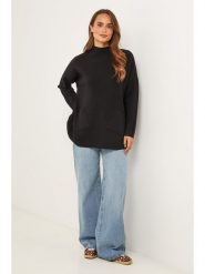 Soft Cashmere Sweter w kolorze czarnym rozmiar: 34/36. Czarne swetry Soft Cashmere, bez wzorów, z kaszmiru, klasyczne, bez ramiączek. Za 130.99 zł.