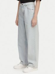 HUGO Jeansy Leni_B 50535097 Niebieski jasny Relaxed Fit. Niebieskie jeansy Hugo, bez wzorów, z bawełny. Za 449.99 zł.