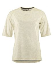 Craft Koszulka kolarska "Core Offroad XT" w kolorze kremowym rozmiar: L. Brązowe t-shirty sportowe Craft, l, bez wzorów, bez ramiączek, rowerowe. Za 86.99 zł.