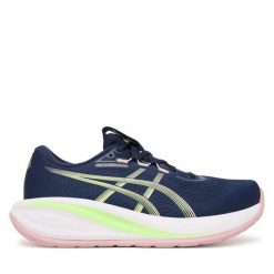 Buty do biegania Asics. Niebieskie buty do biegania ASICS, bez wzorów, bez zapięcia, do biegania. Za 719.99 zł.