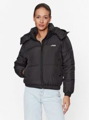 Fila Kurtka puchowa FAW0549 Czarny Regular Fit. Czarne kurtki Fila, na zimę, m, bez wzorów, z puchu, bez kaptura. Za 359.99 zł.