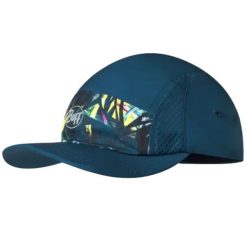 Czapka z daszkiem dla dorosłych Buff 5 Panels Cap. Niebieskie czapki z daszkiem Buff, bez wzorów, sportowe. W wyprzedaży za 127.43 zł.