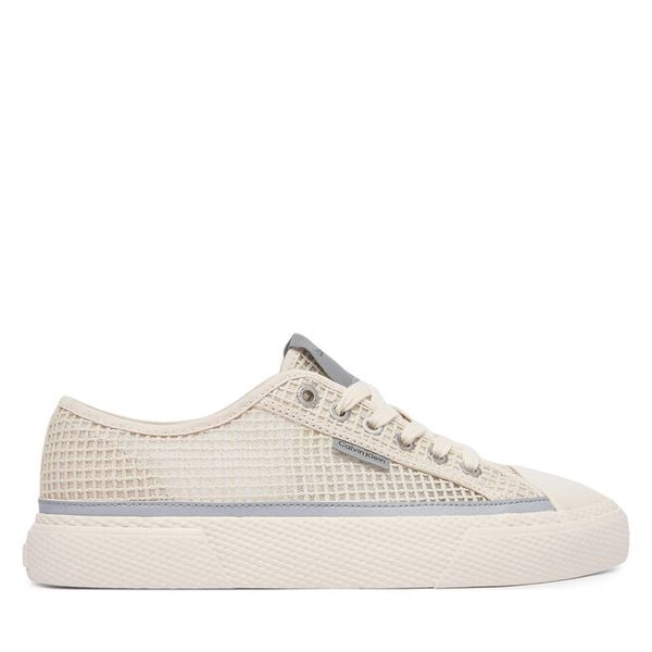 Trampki Calvin Klein. Brązowe trampki Calvin Klein, bez wzorów, bez zapięcia. Za 369.99 zł.