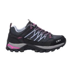 Buty trekkingowe damskie CMP Rigel Low. Czarne buty trekkingowe CMP, z materiału, bez zapięcia. Za 614.00 zł.