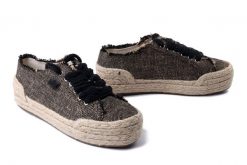 EMU AUSTRALIA Ellery 2.0 W13065 black, półbuty/espadryle damskie. Czarne espadryle Emu Australia, bez wzorów, bez obcasa. Za 300.93 zł.