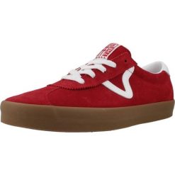 Buty VANS SPORT LOW Czerwony. Czerwone buty treningowe Vans, bez wzorów, ze skóry, bez zapięcia. Za 293.99 zł.