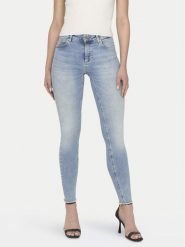 ONLY Jeansy Blush 15164319 Niebieski Skinny Fit. Niebieskie jeansy ONLY, l, bez wzorów, z bawełny. Za 199.99 zł.