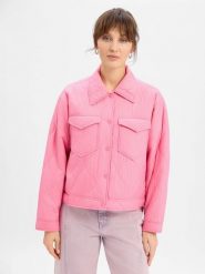 JJXX kurtka pikowana - Hope Allie Kobiety Sztuczne włókno wyrazisty róż, XS. Czerwone kurtki JJXX, xs, bez wzorów, z włókna, eleganckie, bez kaptura. Za 179.95 zł.