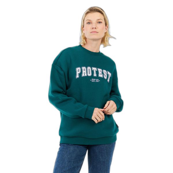 Bluza damska Protest Izzy. Niebieskie bluzy Protest, na zimę, bez wzorów, sportowe, bez ramiączek, bez kaptura. Za 241.00 zł.