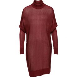Sweter z golfem oversize bonprix czerwony kasztanowy. Swetry marki INESIS. Za 89.99 zł.