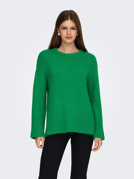 ONLY Sweter w kolorze zielonym rozmiar: L. Zielone swetry ONLY, l, bez wzorów, bez ramiączek. Za 126.99 zł.