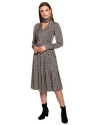 Stylove Sukienka w kolorze szarym rozmiar: S. Szare sukienki Stylove, s, bez wzorów, z tkaniny, bez kołnierzyka, bez ramiączek, midi. Za 203.45 zł.
