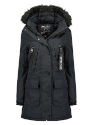 Canadian Peak Płaszcz zimowy "Corteak" w kolorze czarnym rozmiar: XL. Czarne płaszcze Canadian Peak, na zimę, xl, bez wzorów, z puchu, bez kaptura. Za 414.83 zł.