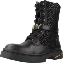 Buty REPLAY JL170025S Czarny. Czarne buty trekkingowe Replay, z syntetyku, bez zapięcia. Za 276.99 zł.
