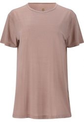 Koszulka damska Athlecia Lizzy. Brązowe t-shirty sportowe Endurance, uniwersalny, bez wzorów, z materiału, bez ramiączek, na fitness i siłownię. Za 95.99 zł.