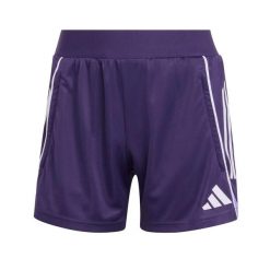 Szorty damskie adidas Tiro25. Fioletowe szorty sportowe adidas, bez wzorów, z materiału, na fitness i siłownię. Za 141.20 zł.