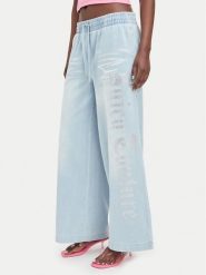 Juicy Couture Jeansy JCDBJ226962 Niebieski Wide Leg. Niebieskie jeansy Juicy Couture, xxs, bez wzorów, z bawełny. Za 399.99 zł.