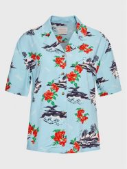 Brixton Koszula Bunker Paradise 01328 Niebieski Regular Fit. Niebieskie koszule Brixton, xs, bez wzorów, z wiskozy, bez kołnierzyka, bez ramiączek. Za 219.99 zł.