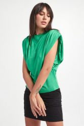 Bluzka damska KARL LAGERFELD. Bluzki KARL LAGERFELD, s, bez wzorów, bez kołnierzyka, bez ramiączek. W wyprzedaży za 353.40 zł.