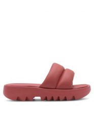Reebok Klapki Cardi Slide HP2219 Czerwony. Czerwone klapki Reebok, bez wzorów, z tworzywa sztucznego, sportowe, bez obcasa, bez zapięcia. Za 137.99 zł.