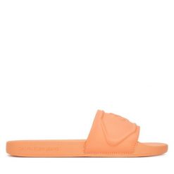 Japonki Calvin Klein Jeans. Brązowe japonki Calvin Klein Jeans, bez wzorów, z jeansu. Za 199.99 zł.