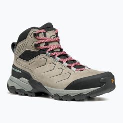Buty trekkingowe damskie SCARPA Moraine Mid Pro Gtx. Brązowe buty trekkingowe Scarpa, bez wzorów, z gore-texu, bez zapięcia, trekkingowe, gore-tex. Za 919.99 zł.
