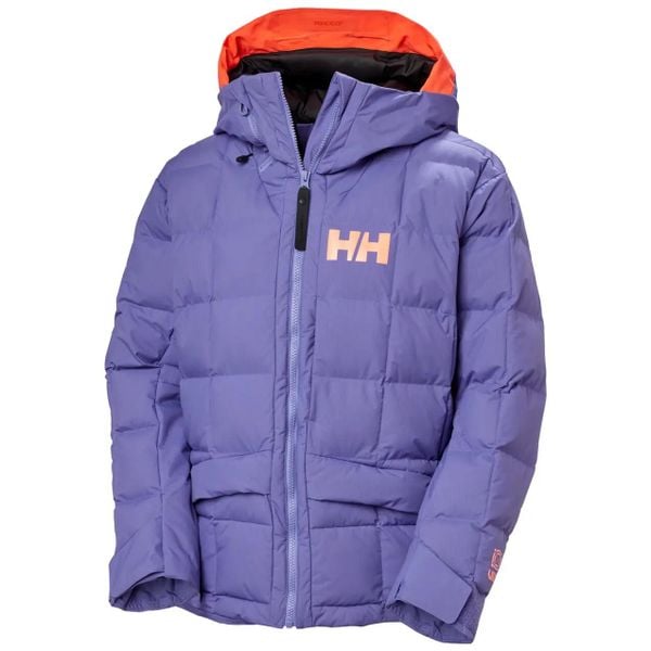 Damska kurtka narciarska Helly Hansen Emiko Ridable. Fioletowe kurtki narciarskie Helly Hansen, m, bez wzorów, z materiału, z kapturem, narciarskie. Za 1,714.50 zł.