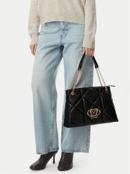 LOVE MOSCHINO Torebka JC4040PP0PLC0000 Czarny. Czarne kopertówki Love Moschino, bez wzorów, ze skóry, wizytowe, bez dodatków. Za 1,099.00 zł.