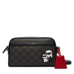 Torebka KARL LAGERFELD. Brązowe listonoszki KARL LAGERFELD, bez wzorów, bez dodatków. Za 779.99 zł.