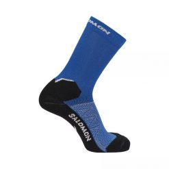 Skarpety sportowe do biegania Salomon Speedcross Crew. Czarne skarpetki Salomon, bez wzorów. Za 29.90 zł.