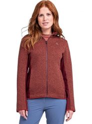 Schöffel Kurtka polarowa "Oberau" w kolorze czerwonym rozmiar: 46. Czerwone kurtki Schöffel, bez wzorów, z materiału, bez kaptura. Za 461.21 zł.