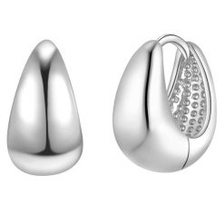 Yokoamii Kolczyki kola z mosiadzu w srebrze 1 ct Damski. Szare kolczyki Yokoamii, posrebrzane. Za 139.99 zł.