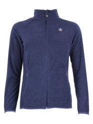 Peak Mountain Kurtka polarowa "Afonor" w kolorze granatowym rozmiar: XL. Niebieskie kurtki Peak Mountain, xl, z aplikacjami, z materiału, bez kaptura. Za 56.79 zł.