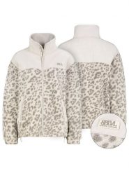 Sublevel Kurtka polarowa w kolorze kremowo-szarym rozmiar: XS. Brązowe kurtki Sublevel, xs, bez wzorów, z polaru, bez kaptura. Za 139.87 zł.