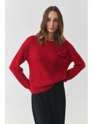TATUUM Sweter w kolorze czerwonym rozmiar: XL. Czerwone swetry Tatuum, xl, bez wzorów, z wełny, bez ramiączek. Za 203.99 zł.
