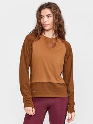 Craft Koszulka funkcyjna "ADV Trail Wool" w kolorze jasnobrązowym rozmiar: M. Brązowe t-shirty sportowe Craft, m, bez wzorów, z wełny, bez ramiączek, outdoorowe. Za 217.99 zł.